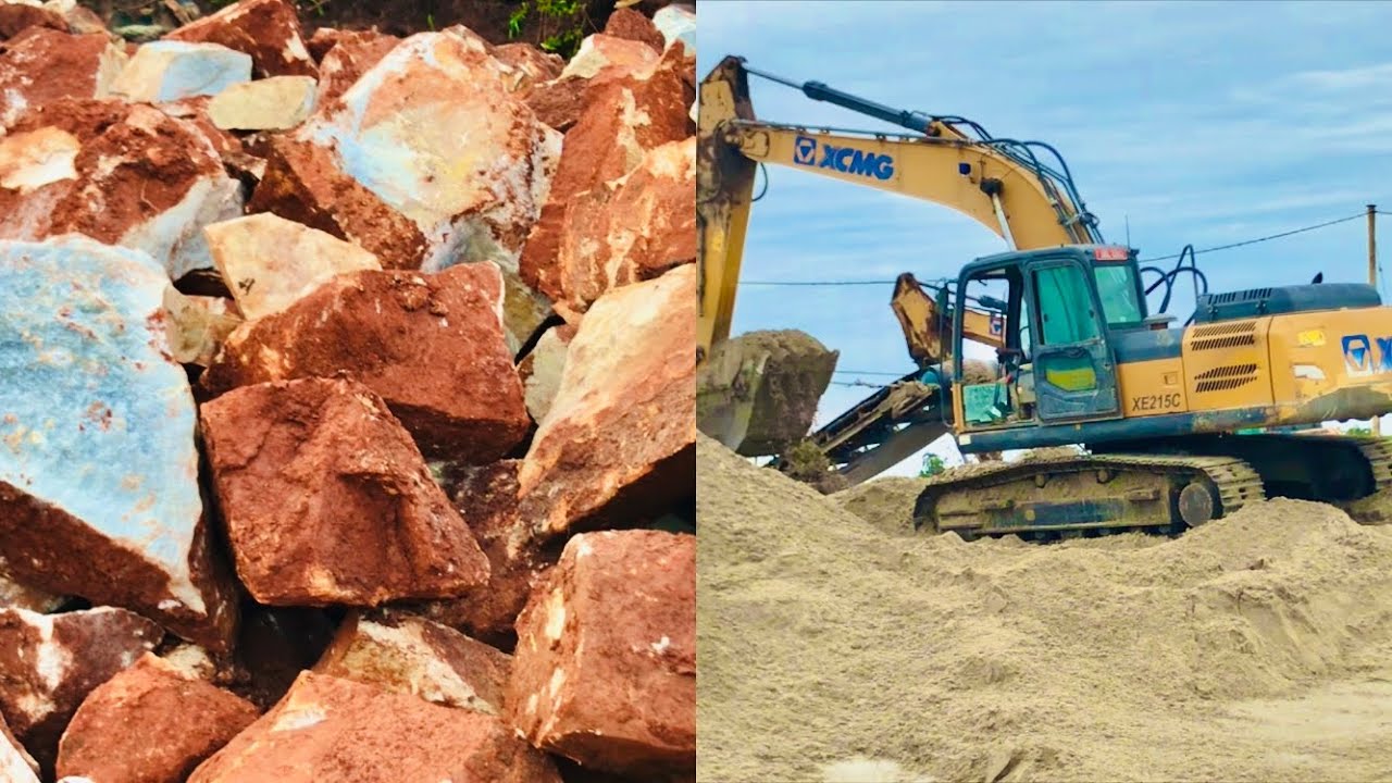 Hardcore Stones And How Sand Is Loaded On Trucks. Uganda
