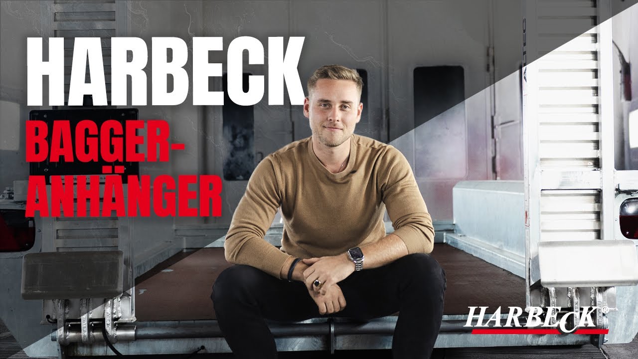 Baumaschinenanhänger - Baggeranhänger von HARBECK