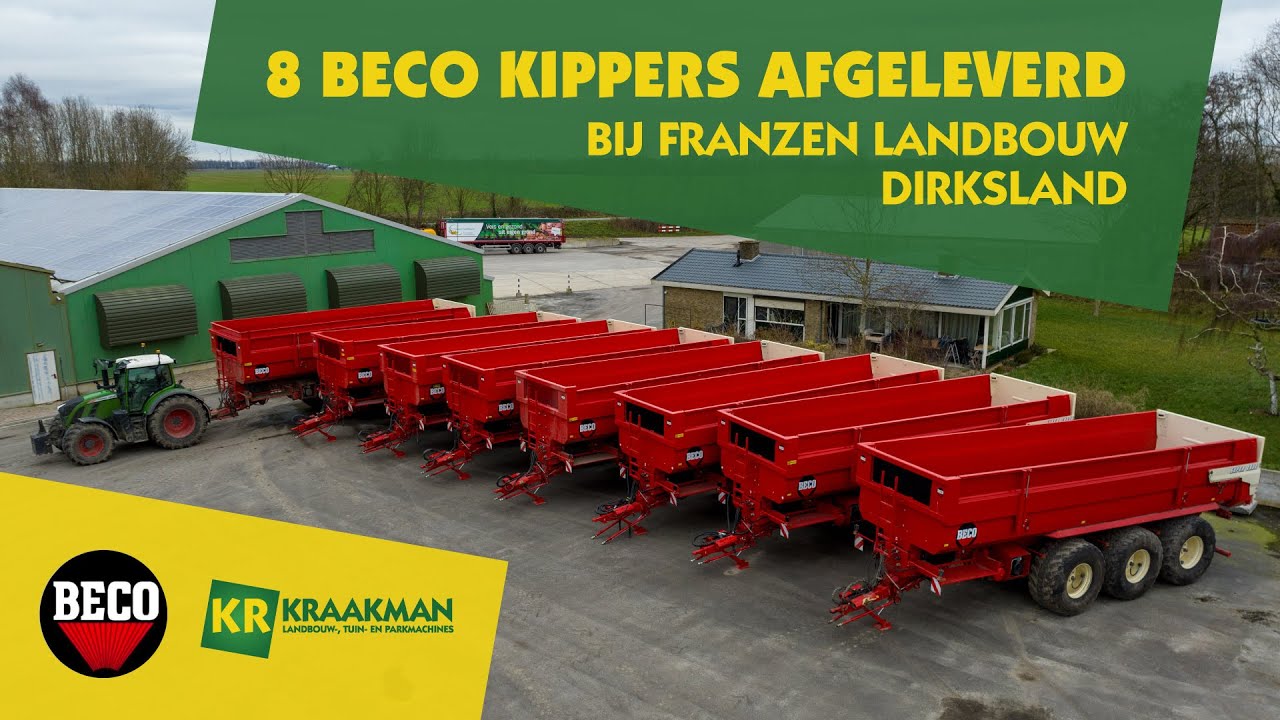 Acht custom BECO Super 2800 afgeleverd bij Franzen Landbouw