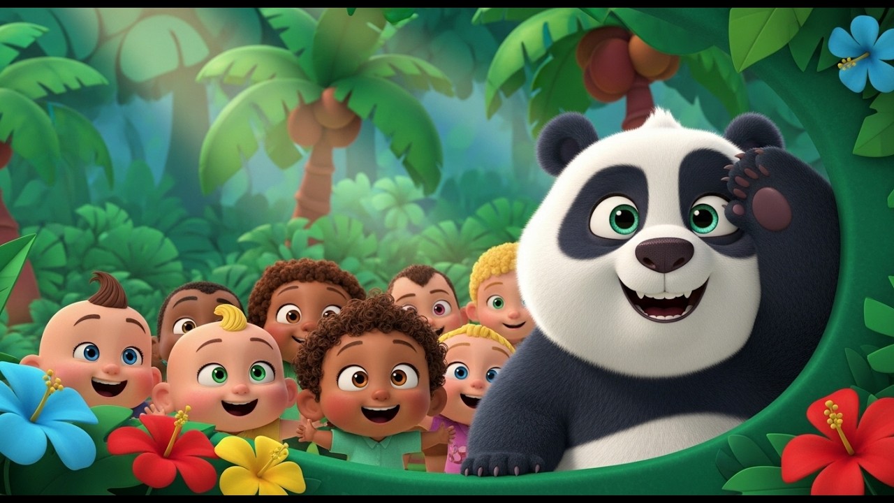 Little Panda Peekaboo Song 🐼🎵 | Fun Baby Music for Toddlers & Babies – Sing Along & Play