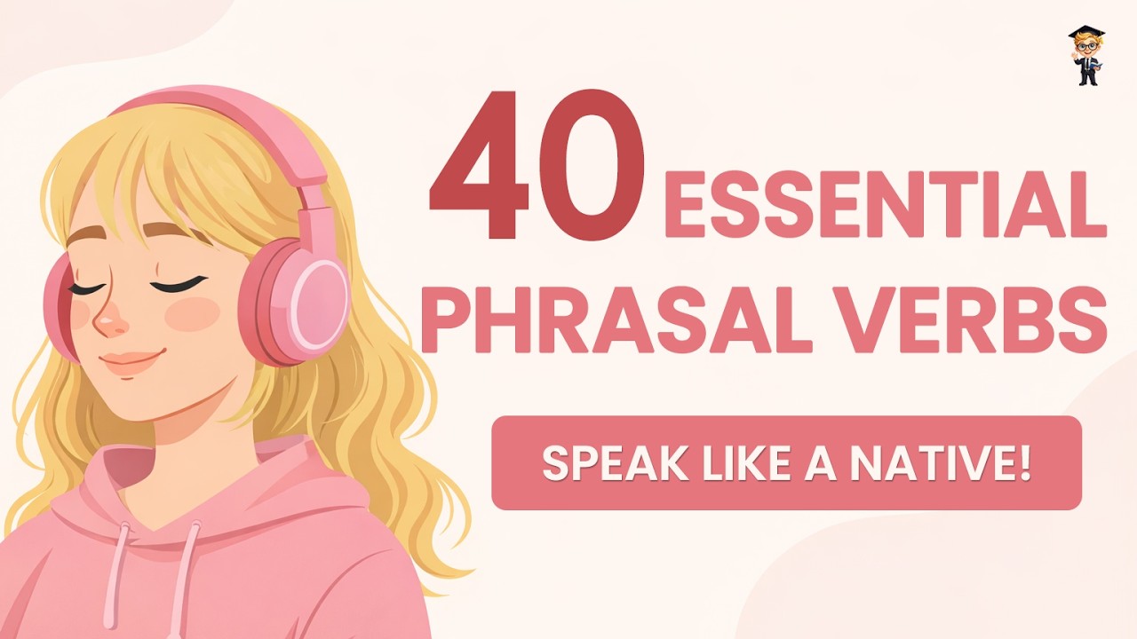 40 Common Phrasal Verbs for Daily Life | Master Natural English | Mr. English Daily