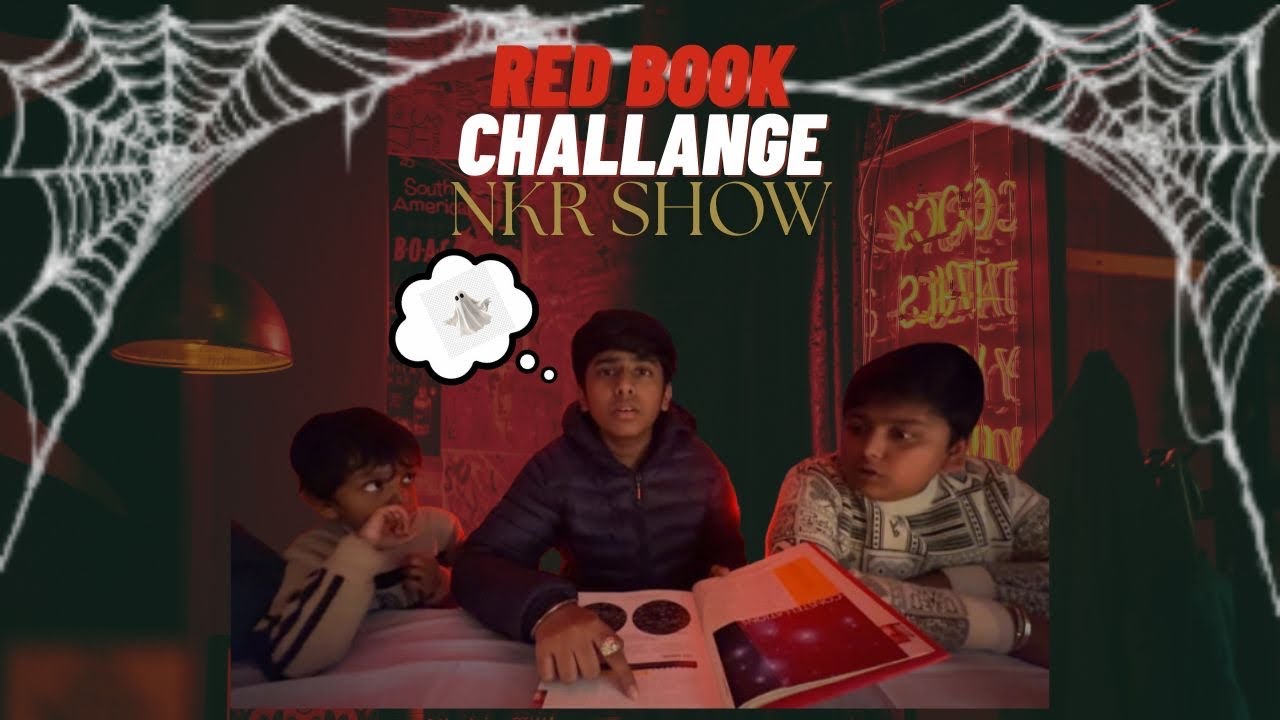 RED BOOK RITUAL GAME |FUN GAME WITH FAMILY |KIDS HORROR 12:00 AM MIDNIGHT MASTI |NKR SHOW 🧟‍♀️🧟‍♀️😂