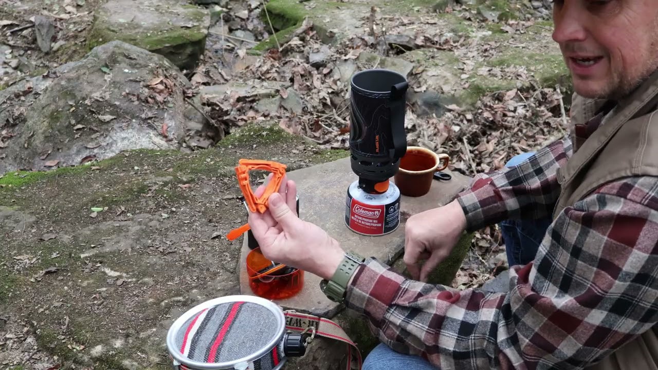 Jet Boil Creek Coffee on the Rocks
