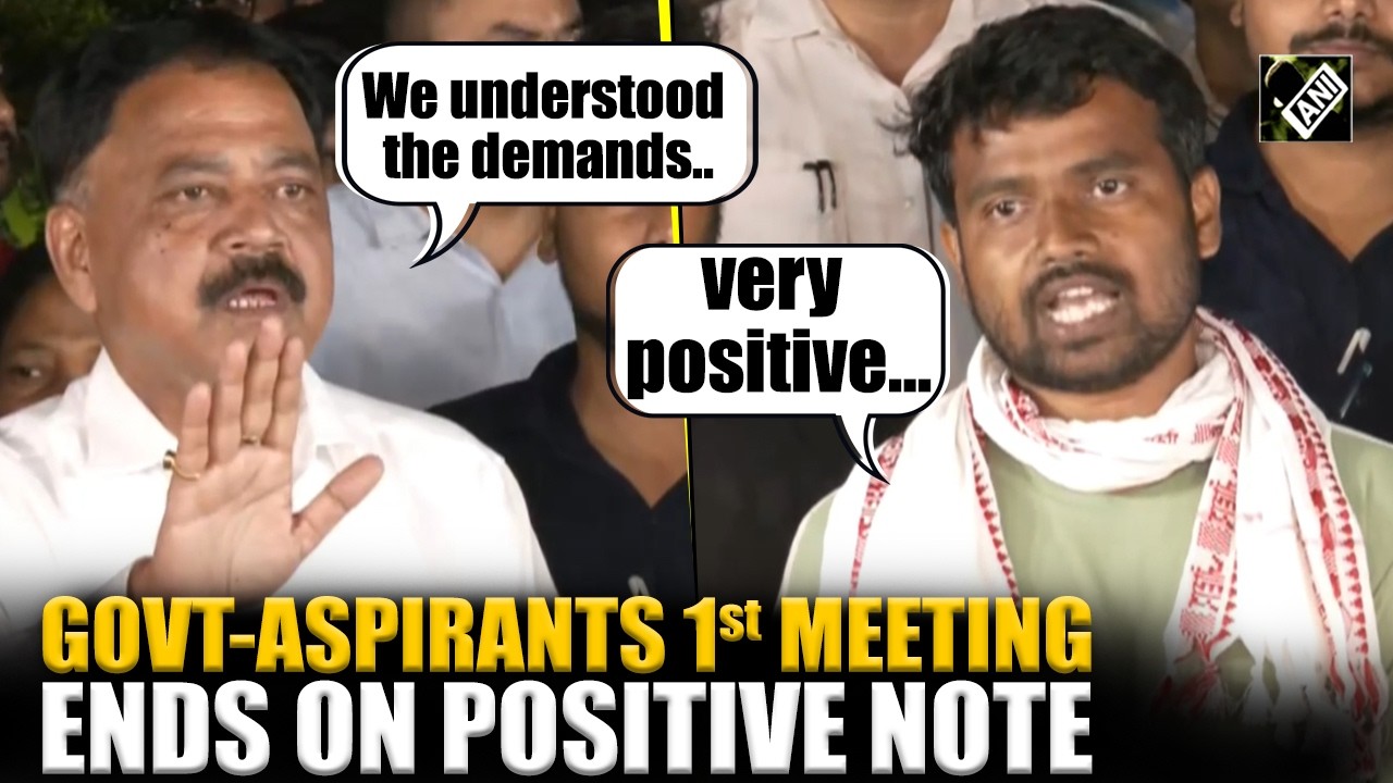 JPSC-JSSC Aspirants Protest in Ranchi: Govt-aspirants first meeting ends on positive note