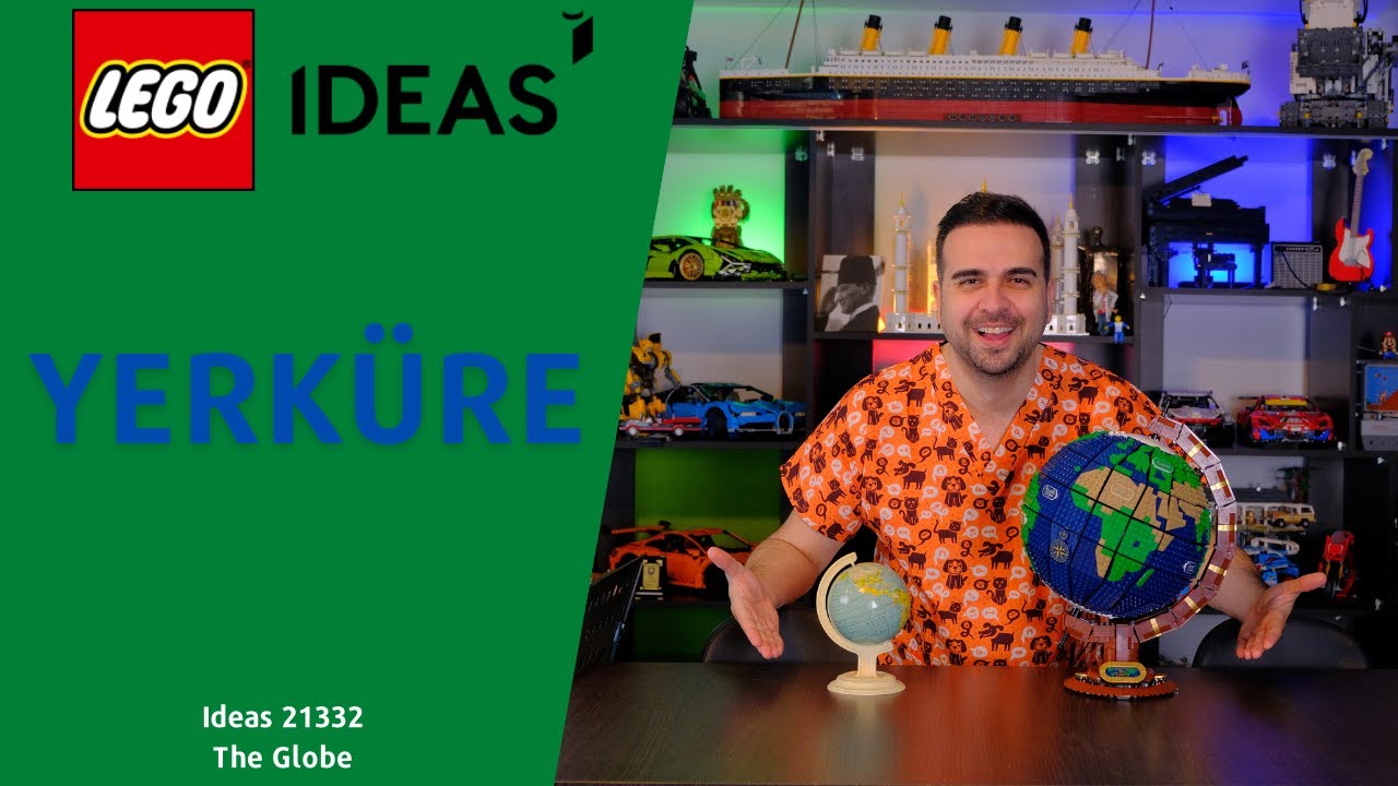LEGO IDEAS 21332 THE GLOBE / YERKÜRE / DÜNYA KUTU AÇILIŞI YAPIM VE İNCELEMESİ