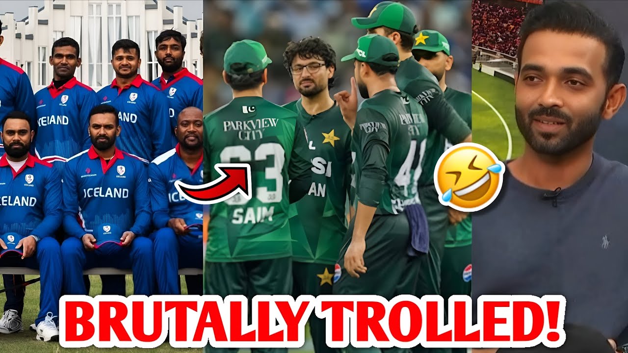 Rahane & Iceland Cricket BRUTALLY TROLLS PCB & Pakistan! 🤣💀| India T20 World Cup News