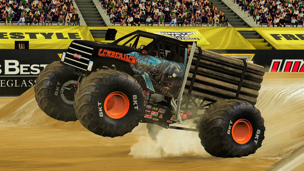 Monster Jam World Finals 17 Freestyle  I  BeamNG.Drive