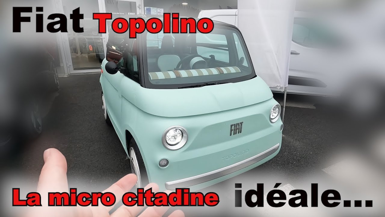 Fiat Topolino - La micro citadine idéale ?!... Dans tout les cas, je la veux.