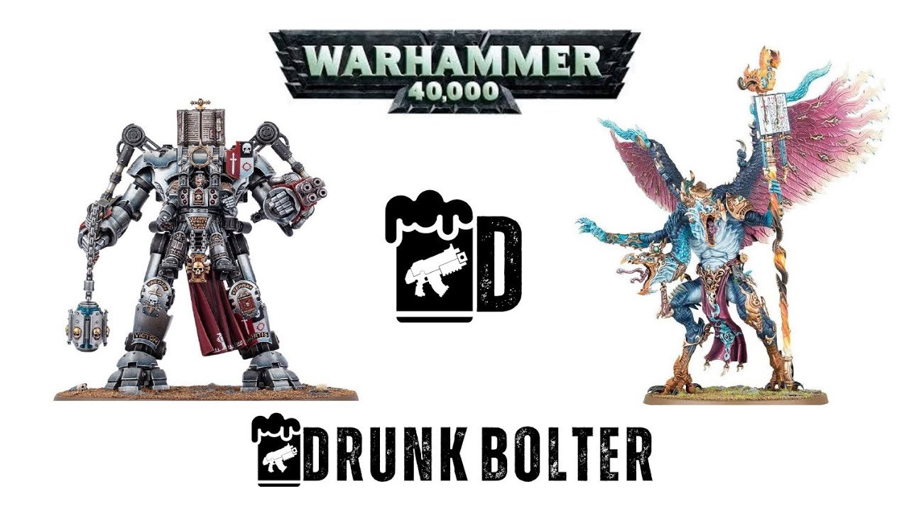 Grey Knights vs Tzeentch Deamons (Scintillating Legion) | Warhammer 40k Battle Report