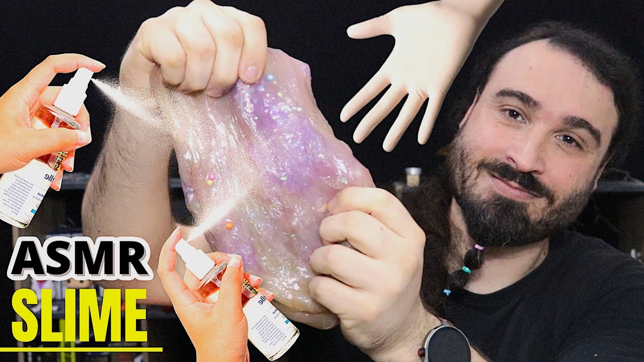 ASMR EL SLIME GIGANTE MAS RELAJANTE Y SATISFACTORIO PARA DORMIR Y QUITAR EL ESTRES -  ASMR  ESPAÑOL