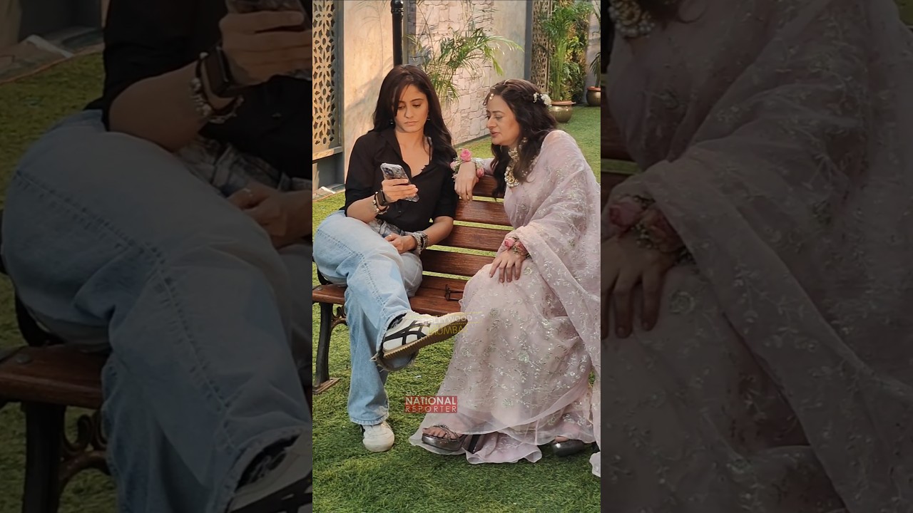 Mannat Serial Actress Ayesha Singh and Mona Vasu Back to Back Masti On Sets | Ayesha Singh as Mannat