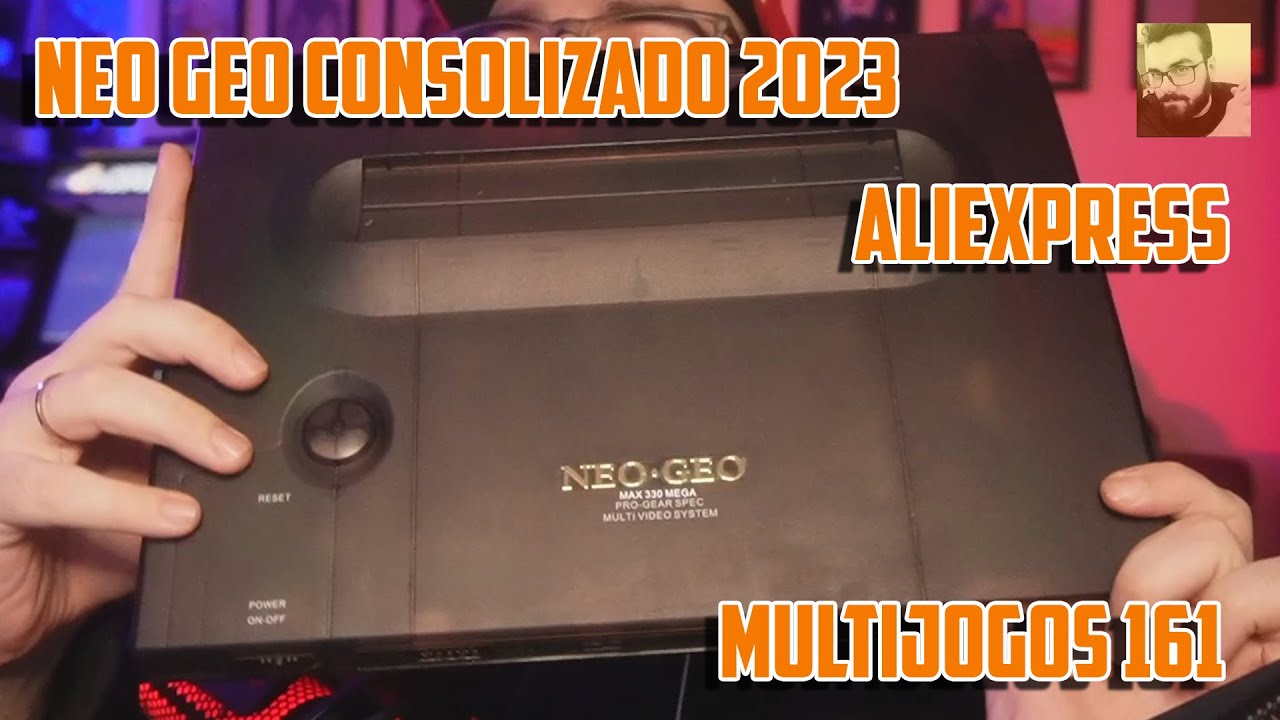 NEO GEO MVS CONSOLIZADO E MULTIGAMES 161 IN 1 V3