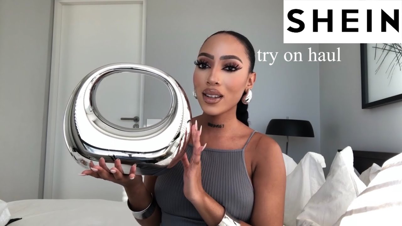 Huge Shein Try On Haul: Elevated Basics, Faux Leather, Silver, Futuristic, Minimal