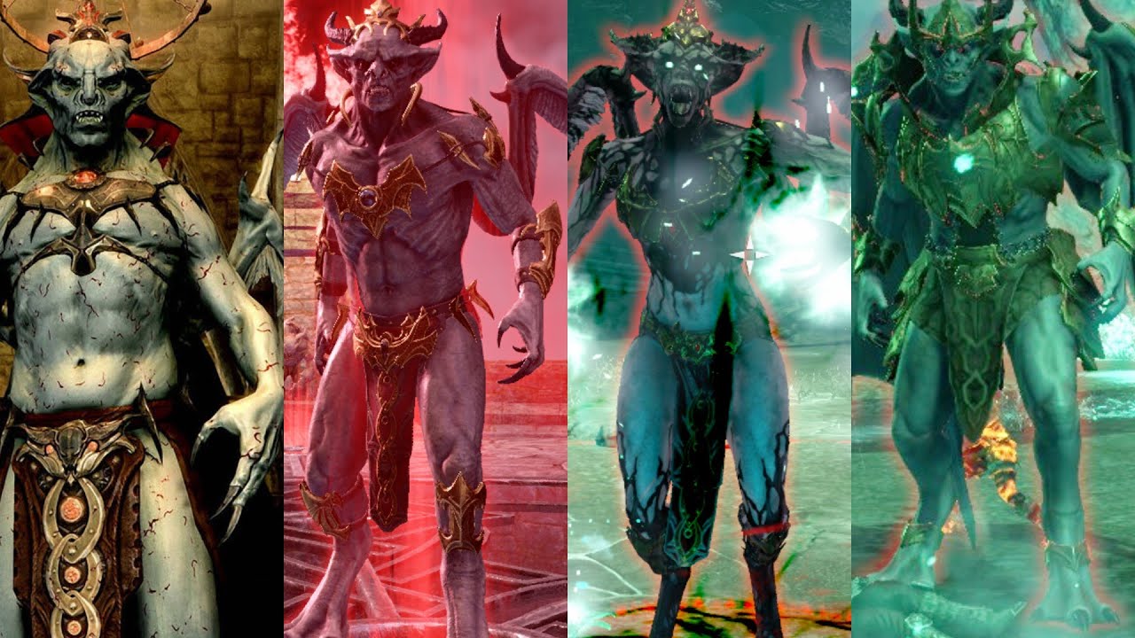 Top 4 Vampire Lords in Skyrim & Elder Scrolls Online. (Lord Harkon/ Rada al-Saran/ Lady Belain).