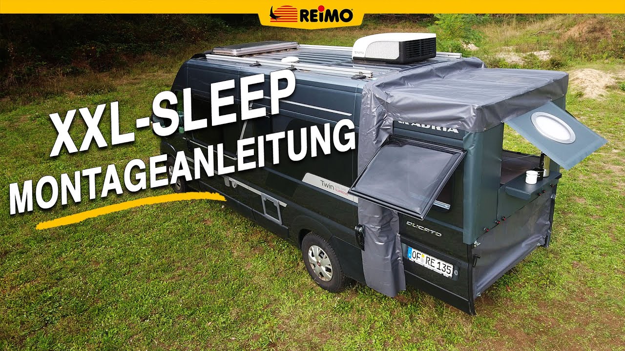 XXL Sleep einbauen - Montageanleitung Heckerweiterung - Reimo