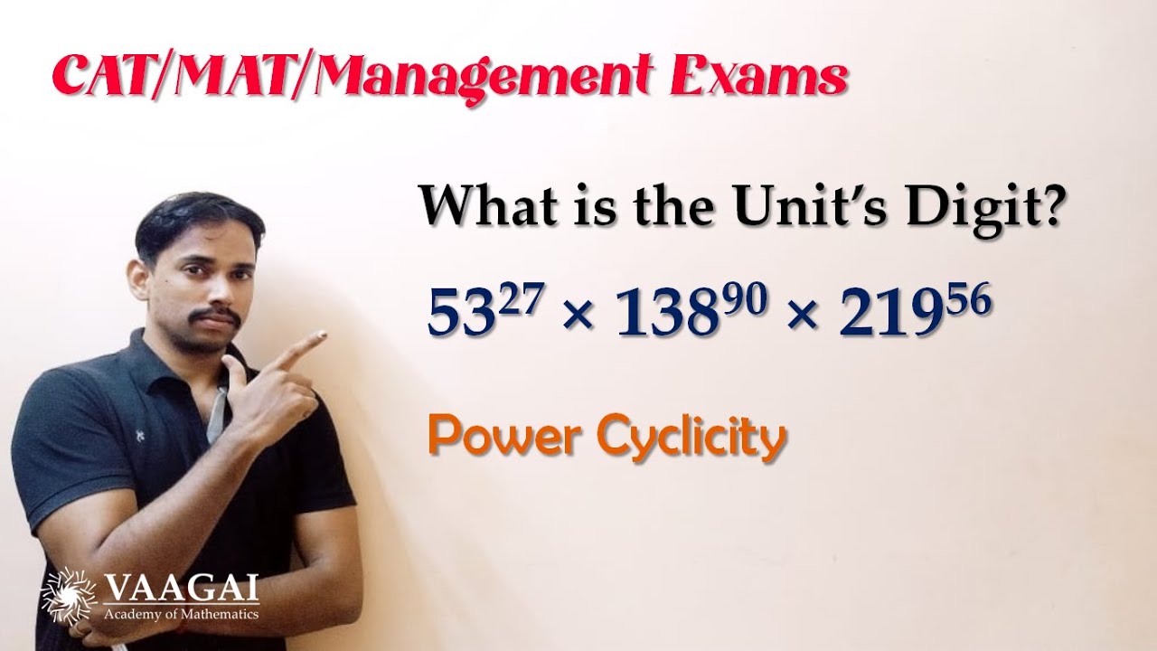 Unit Digit Tricks | CAT/MAT/Management Exams