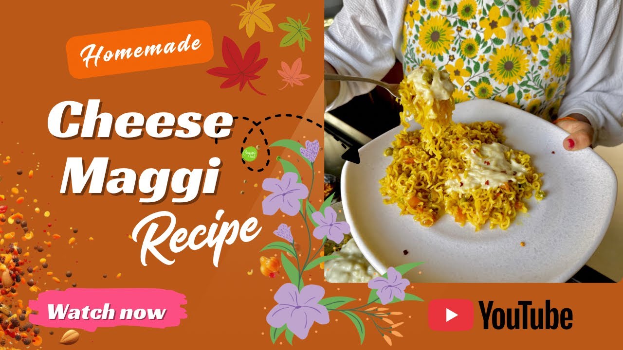 आजची सकाळ खास 😍 | गरमागरम चीज मॅगी ५ मिनिटात!😋👈🍜
