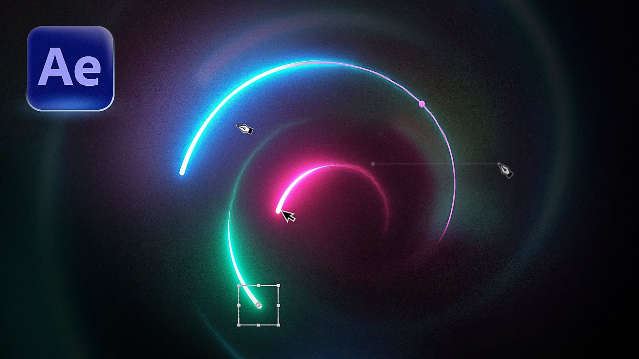 Glowing Lines in After Effects! | After Effects Tutorial (How to)