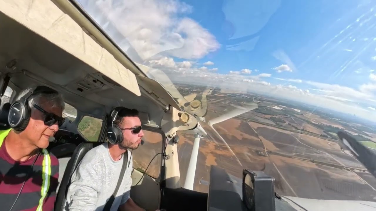 שיעור למסחרי - תרגילים באזור 8 (C172)