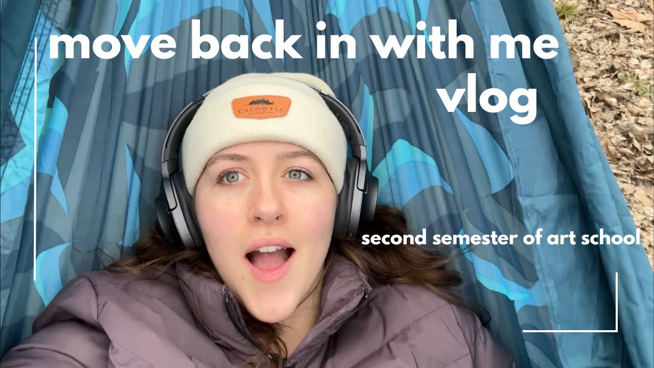 move back to art school with me ep4 || organizing my dorm, new classes, painting, new prints