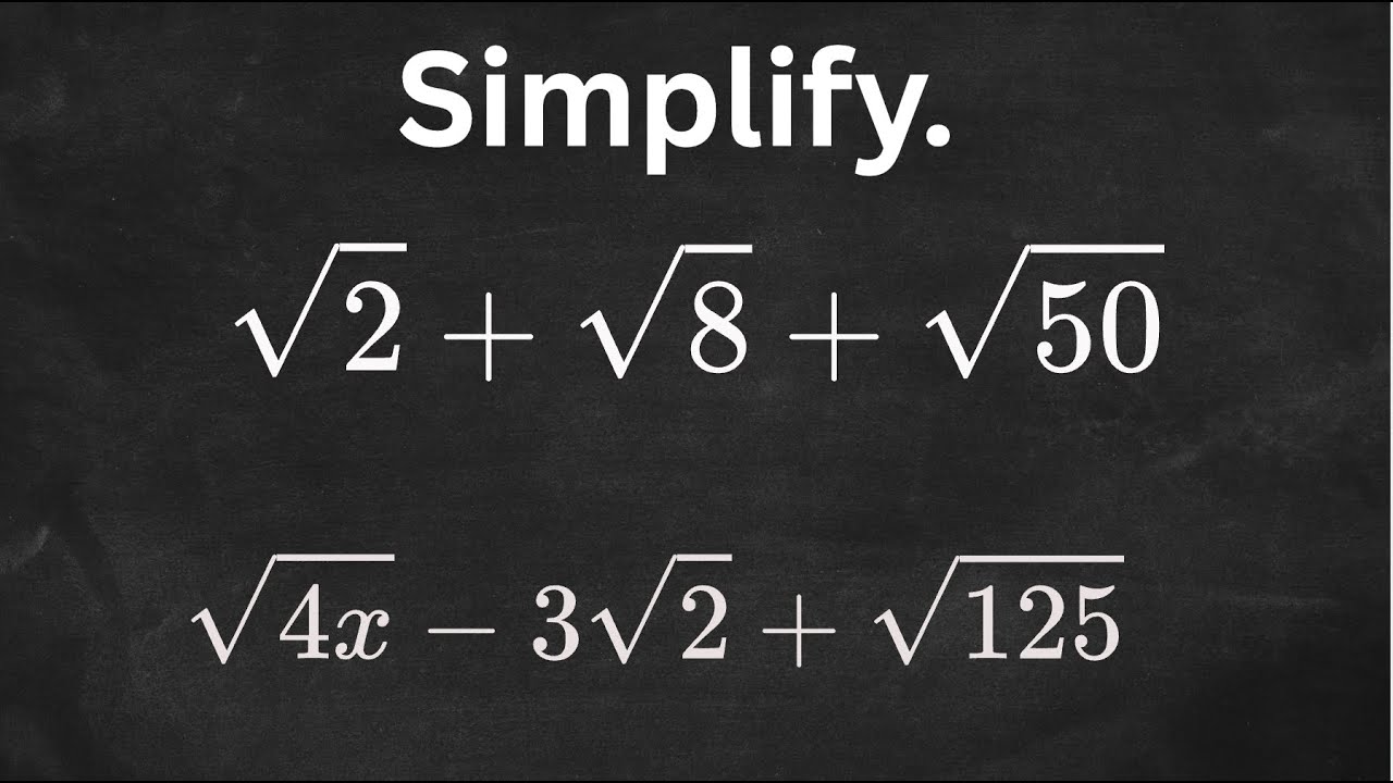 Operations of Radical Expressions Addition and Subtraction.
