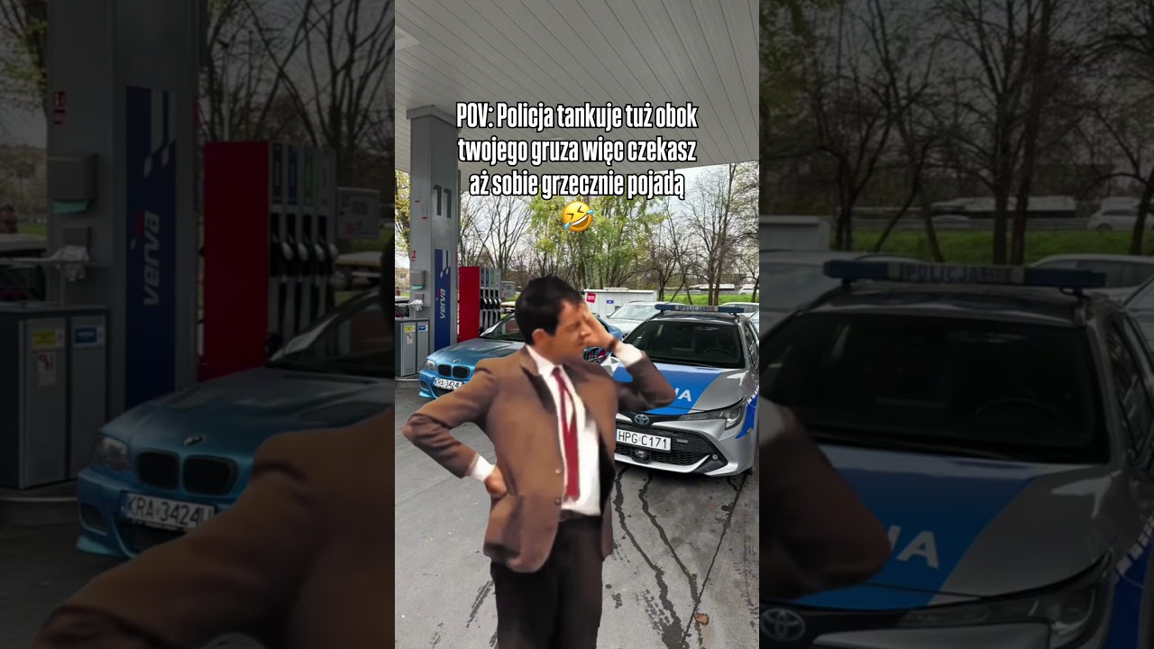 Czy ktoś jeszcze poza mną tak robi? Ostrożności nigdy za wiele 🤣👌 #policja #funny #drift #bmw