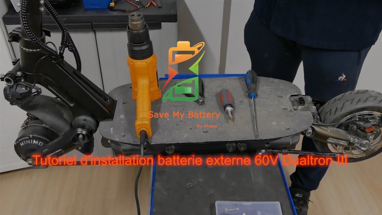 [Tuto] Installation batterie externe 60V sur DUALTRON III.