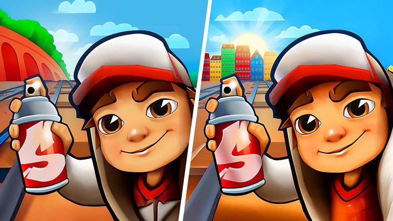 Subway Surfers Iceland 🆚 Subway Surfers Bali, Subway Surfers Map Comparison