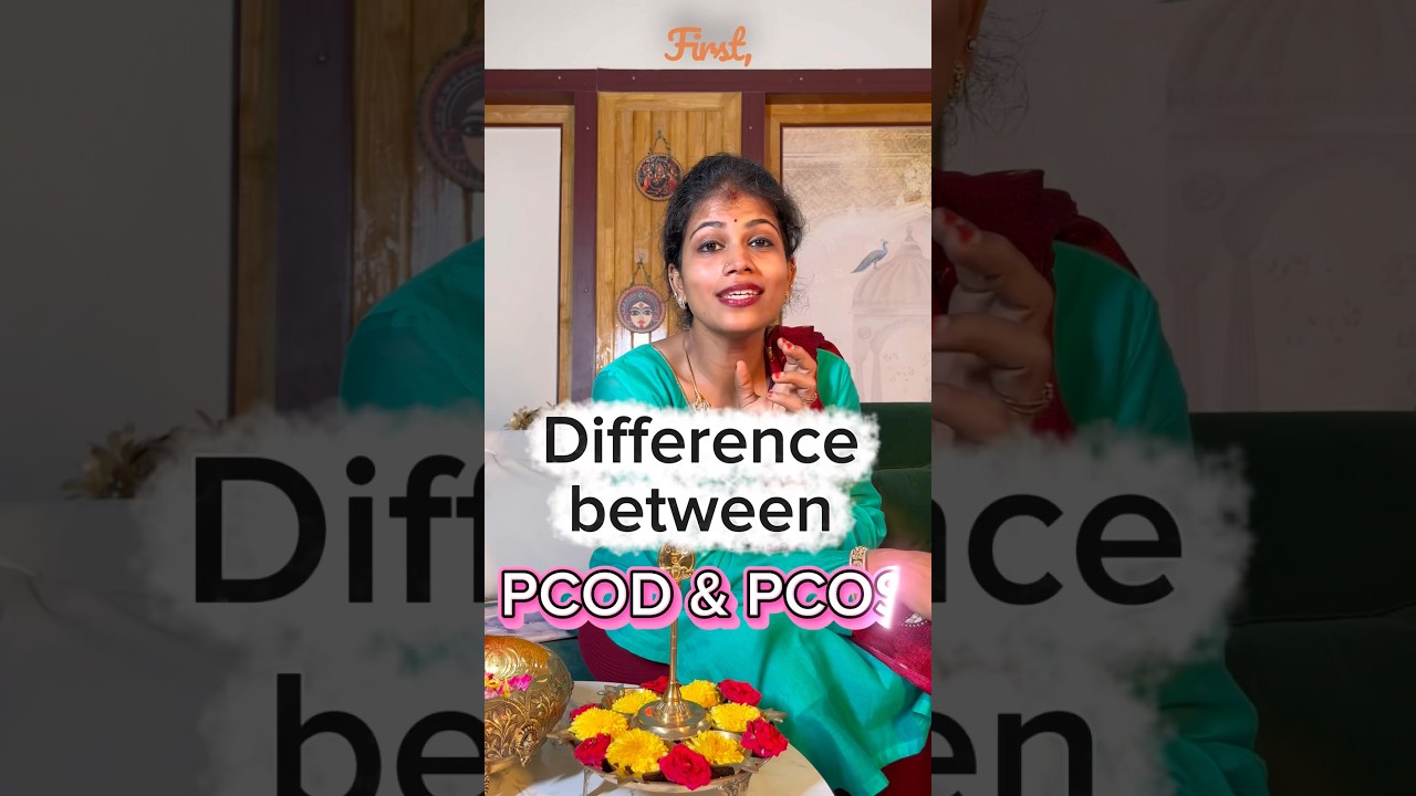 🤔Difference between PCOS & PCOD 🧐