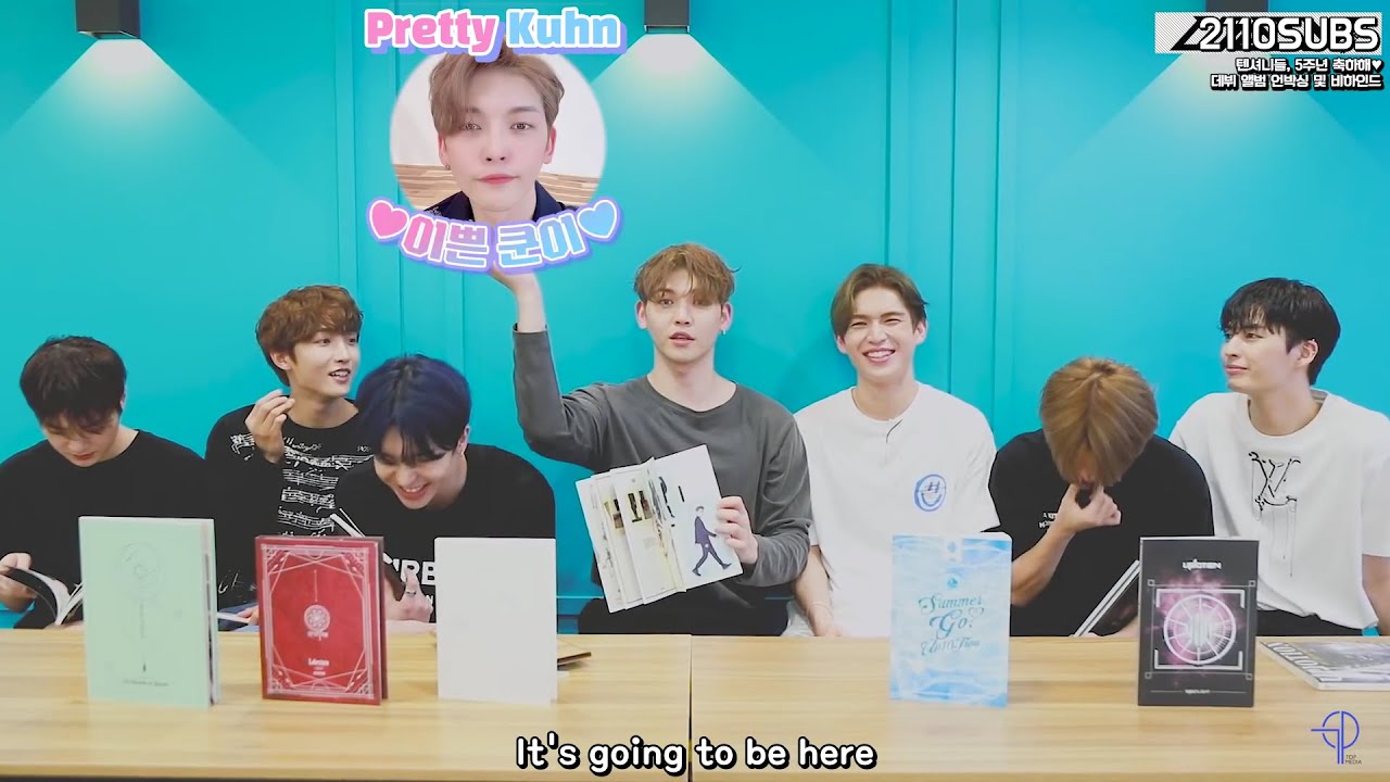 [ENG SUB]U10TV ep 264 - UP10TION's 5th anniversary celebration album unboxing!