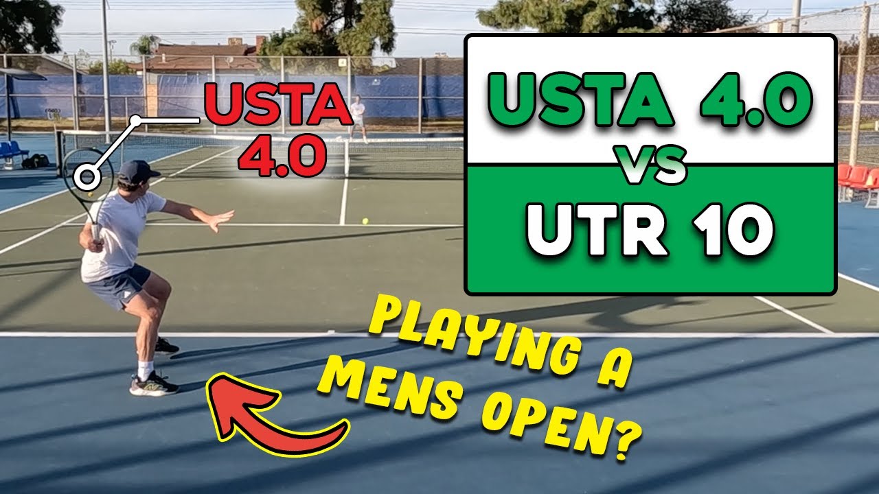 USTA 4.0 Playing Against UTR 10 - USTA Men's Open