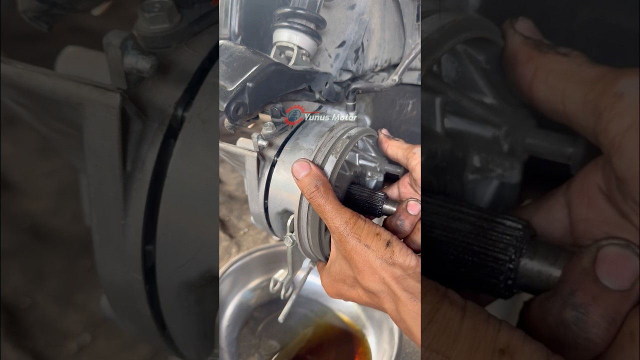Mengganti bearing gardan vario