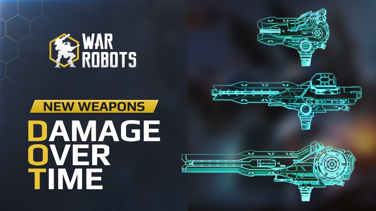 Corrosion weapons in War Robots (trailer)