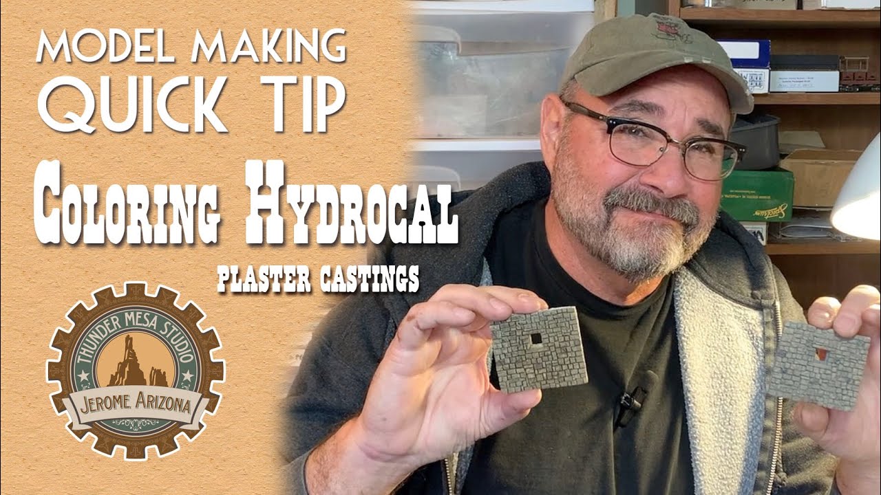 Model Making Quick Tip: Coloring Hydrocal Plaster Castings