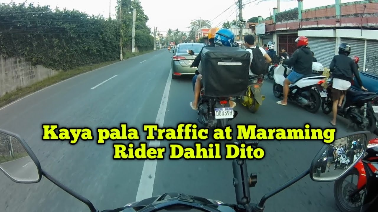 Kaya pala Traffic at Maraming Rider Dahil Dito