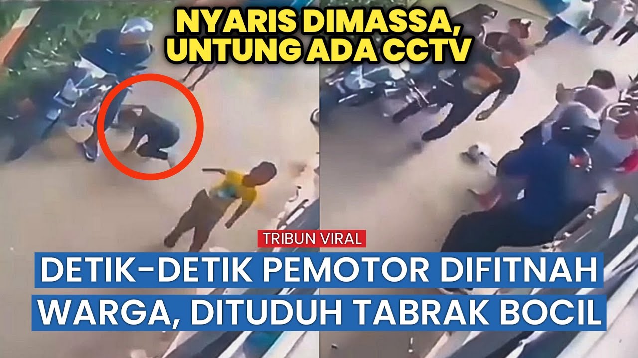 Heboh Bandung! Bocah Tersandung, Pemuda Difitnah—CCTV Jadi Penyelamat!