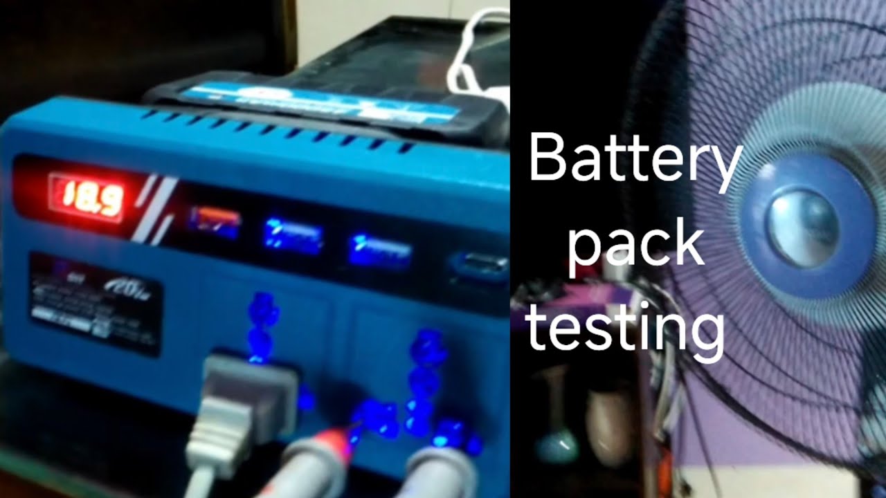 Battery pack testing 
