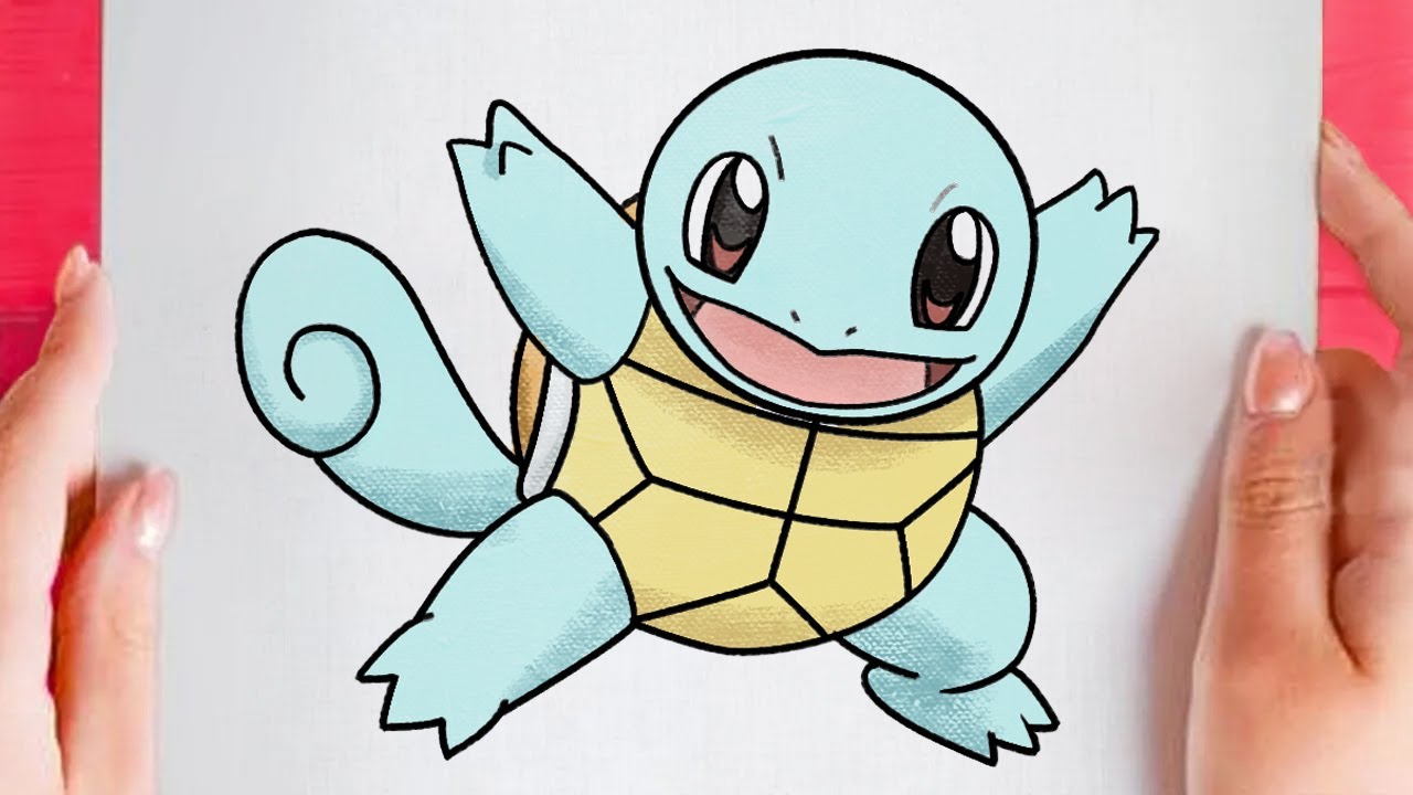 Comment Dessiner Carapuce Facile - Pokemon