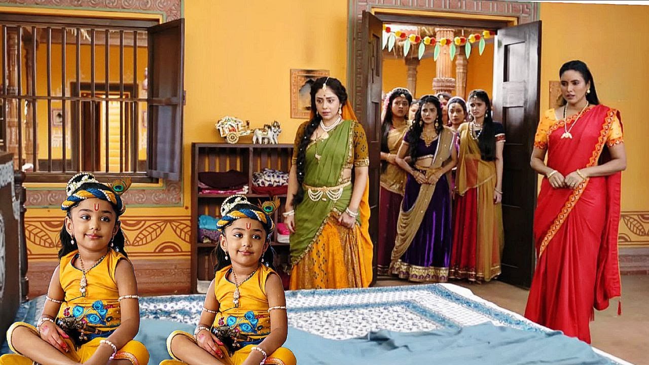 कान्हा के दो दो रूप देख कर मैया और गोपियां रह गईं दंग || Yashomati Maiyaa Ke Nandlala ||