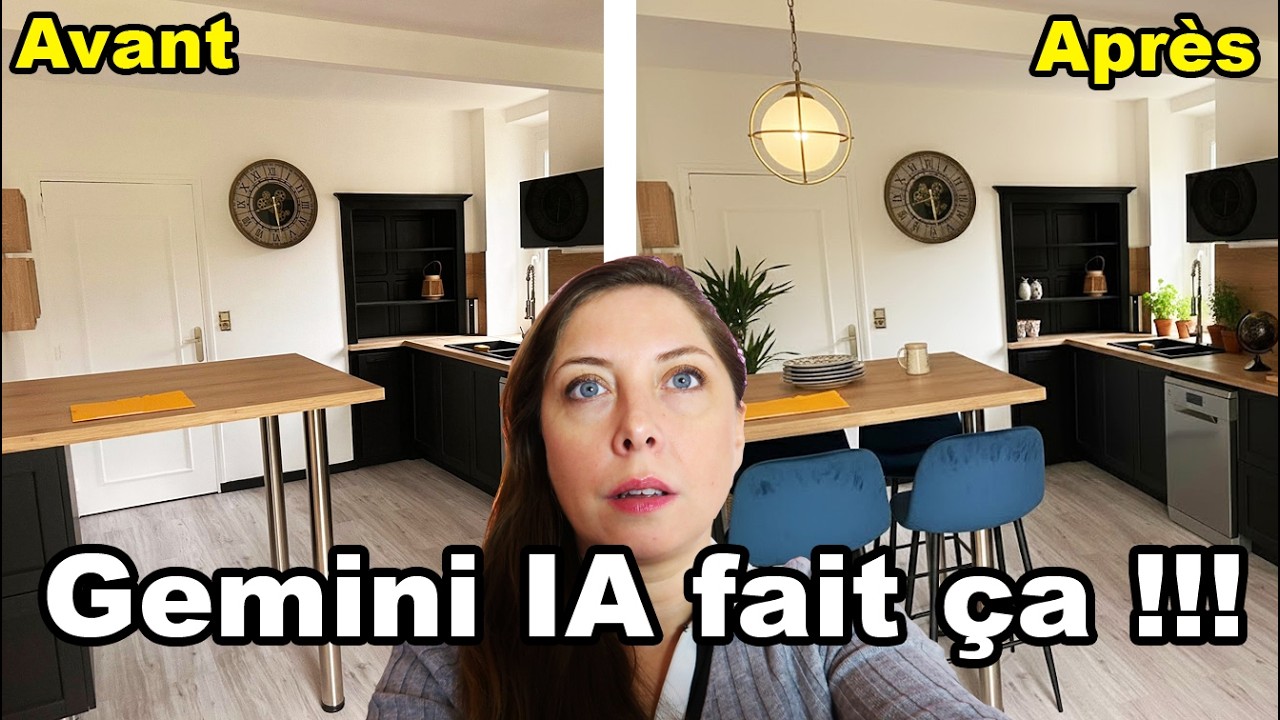 DÉCORER avec Gemini l'IA de Google (RÉ-INENTE TA DÉCO INTÉRIEURE en quelques secondes !!!)