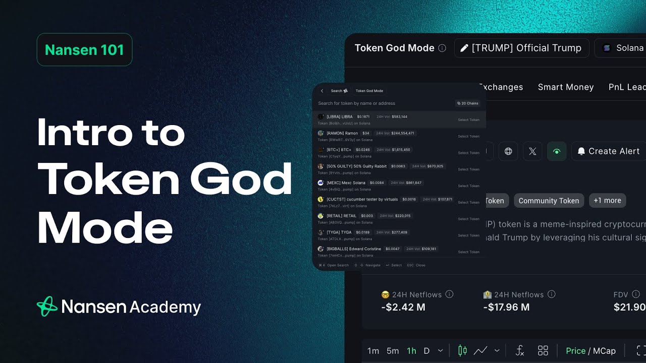 Intro to Token God Mode (TGM) for Beginners - Nansen 101