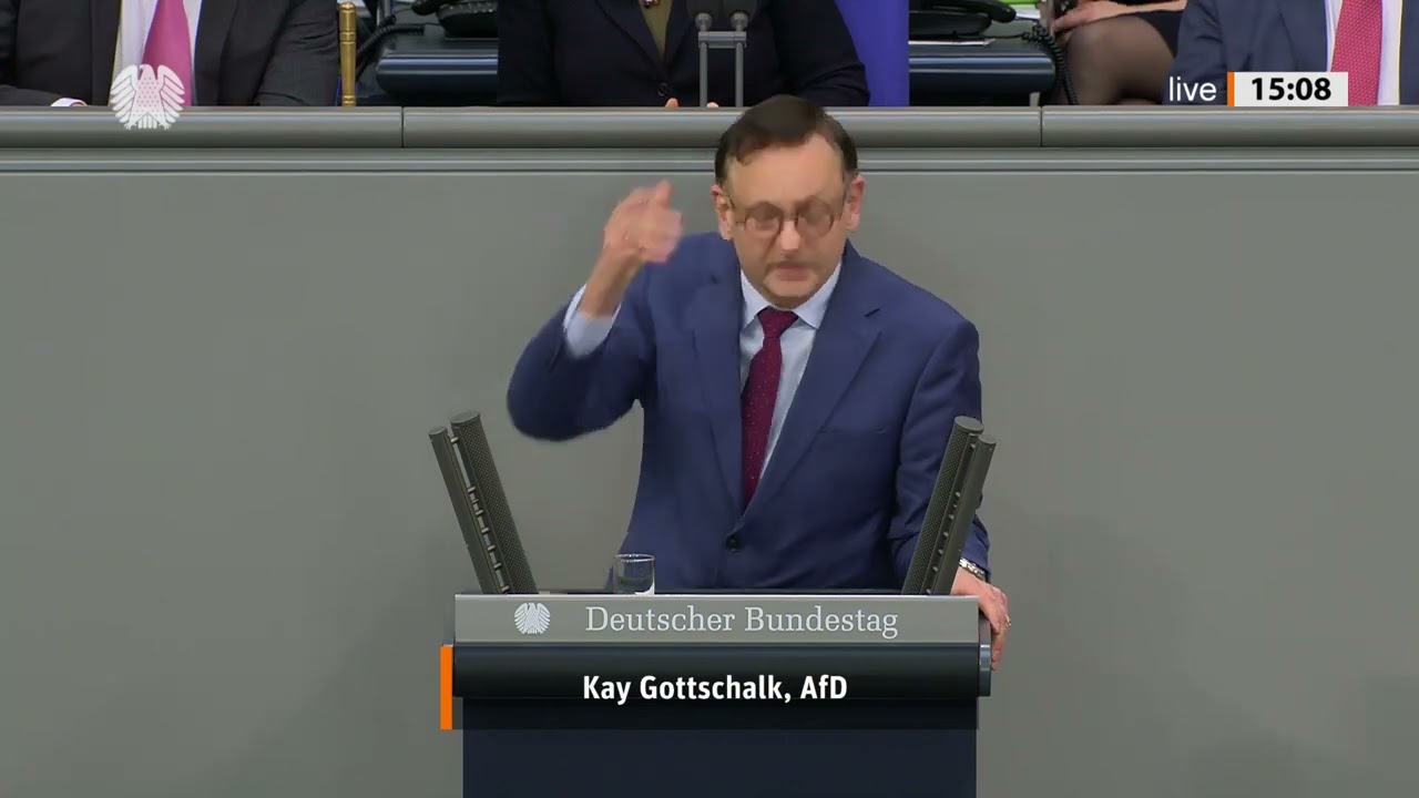 KRACH IM BUNDESTAG! Kay Gottschalk (AfD) rechnet ab – HEFTIGE DEBATTE im Parlament!