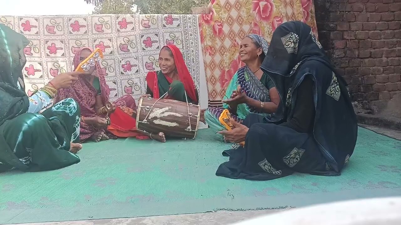 Satsang bhajan prasang geet !! Village me bhajn prasang