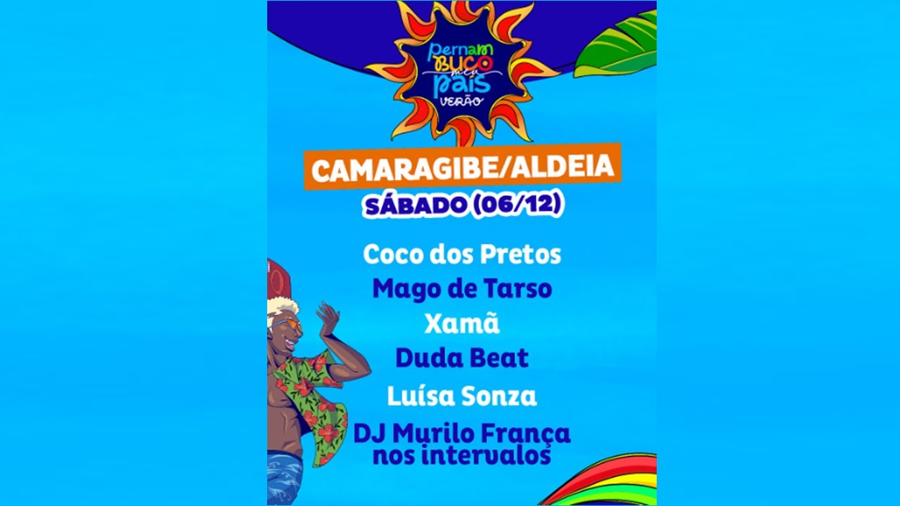 06/12/25 #PEMeuPaísVERÃO - Camaragibe/ Aldeia #aovivo