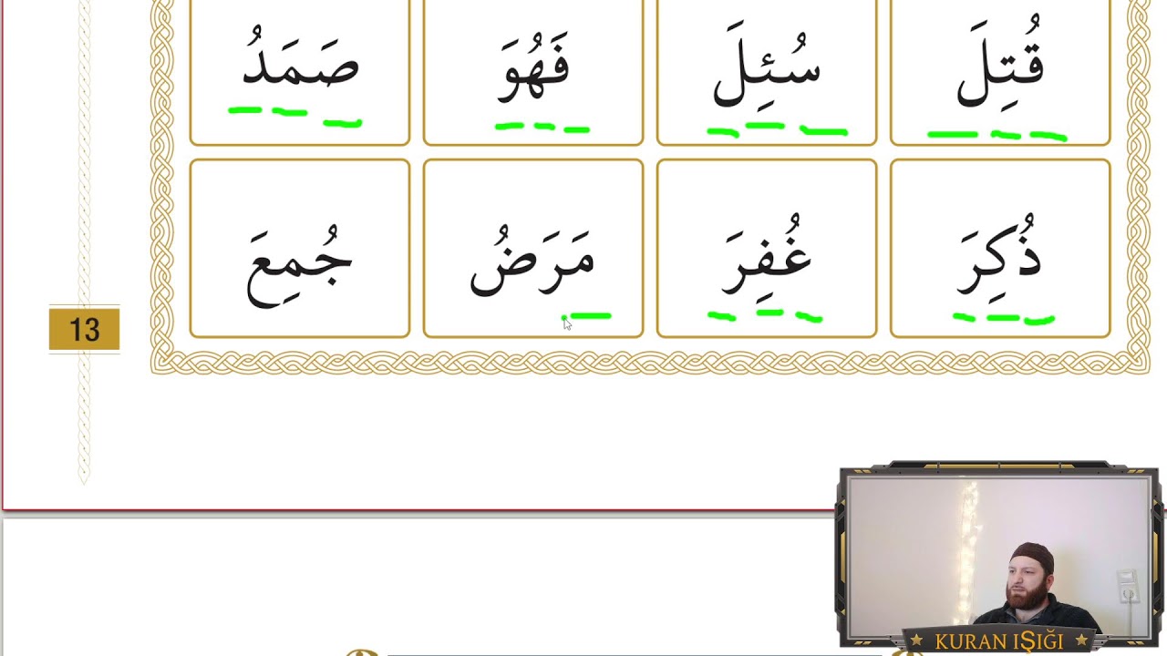 Elif’ten Kur’an Okumaya İlk Adım