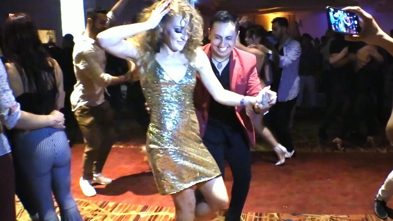 Natasha Tia & Yasbek Cervantes social salsa dancing @ LVS-SC'18!