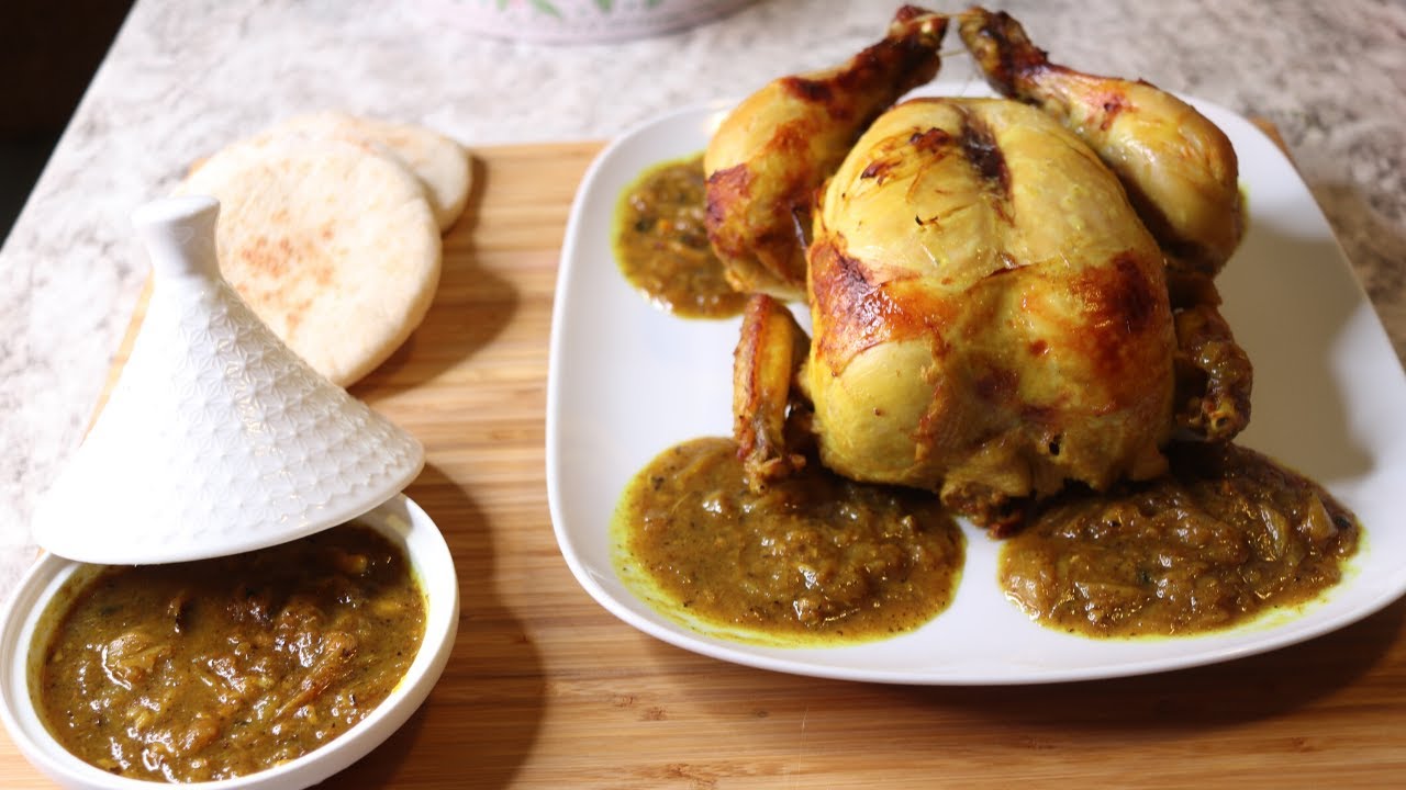 Moroccan Chicken- Poulet à la Marocaine