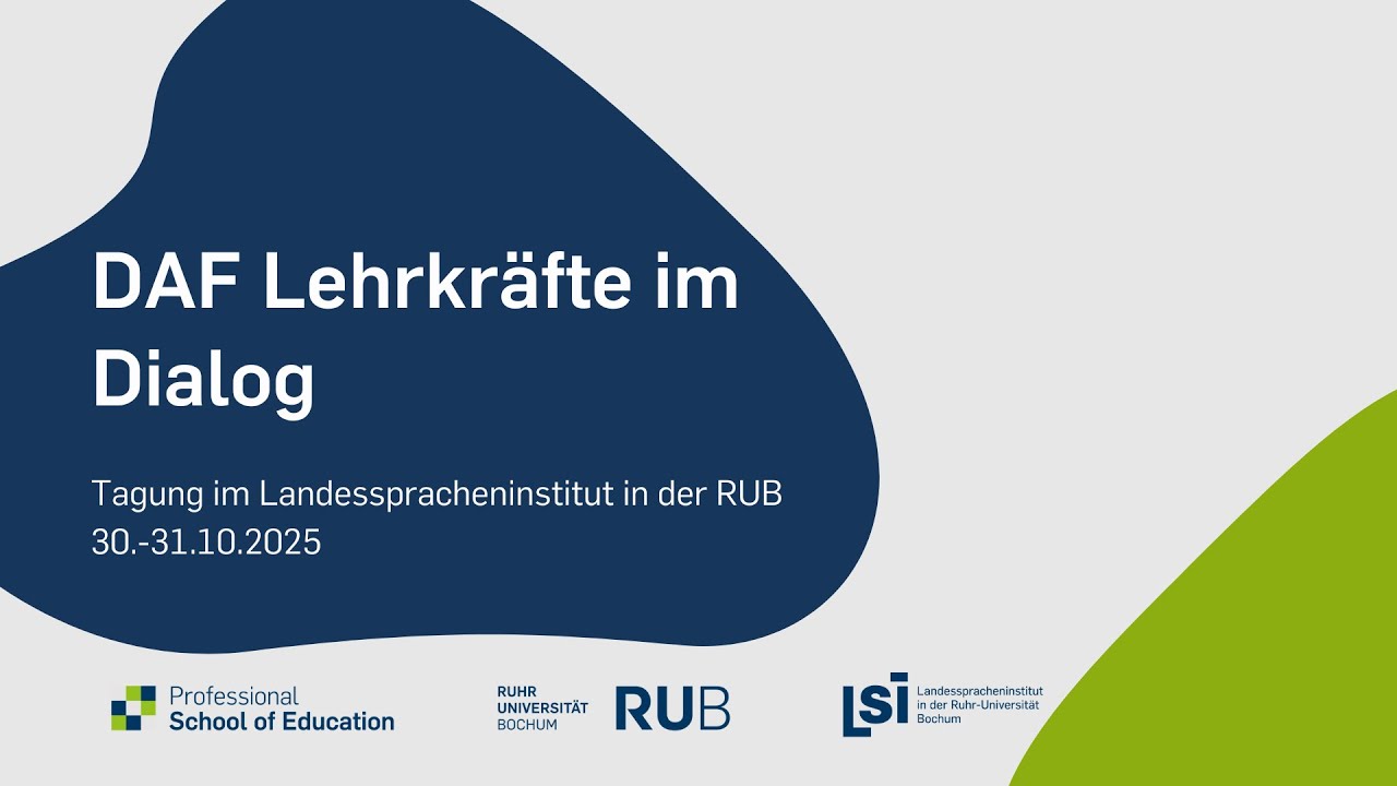 Tagung im Landesspracheninstitut in der Ruhr-Universität Bochum