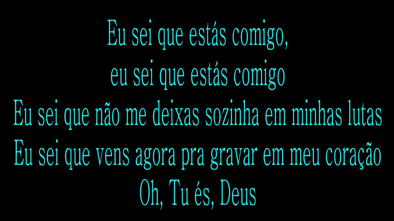 Est&aacute;s Comigo  Gabriela Rocha- LETRA