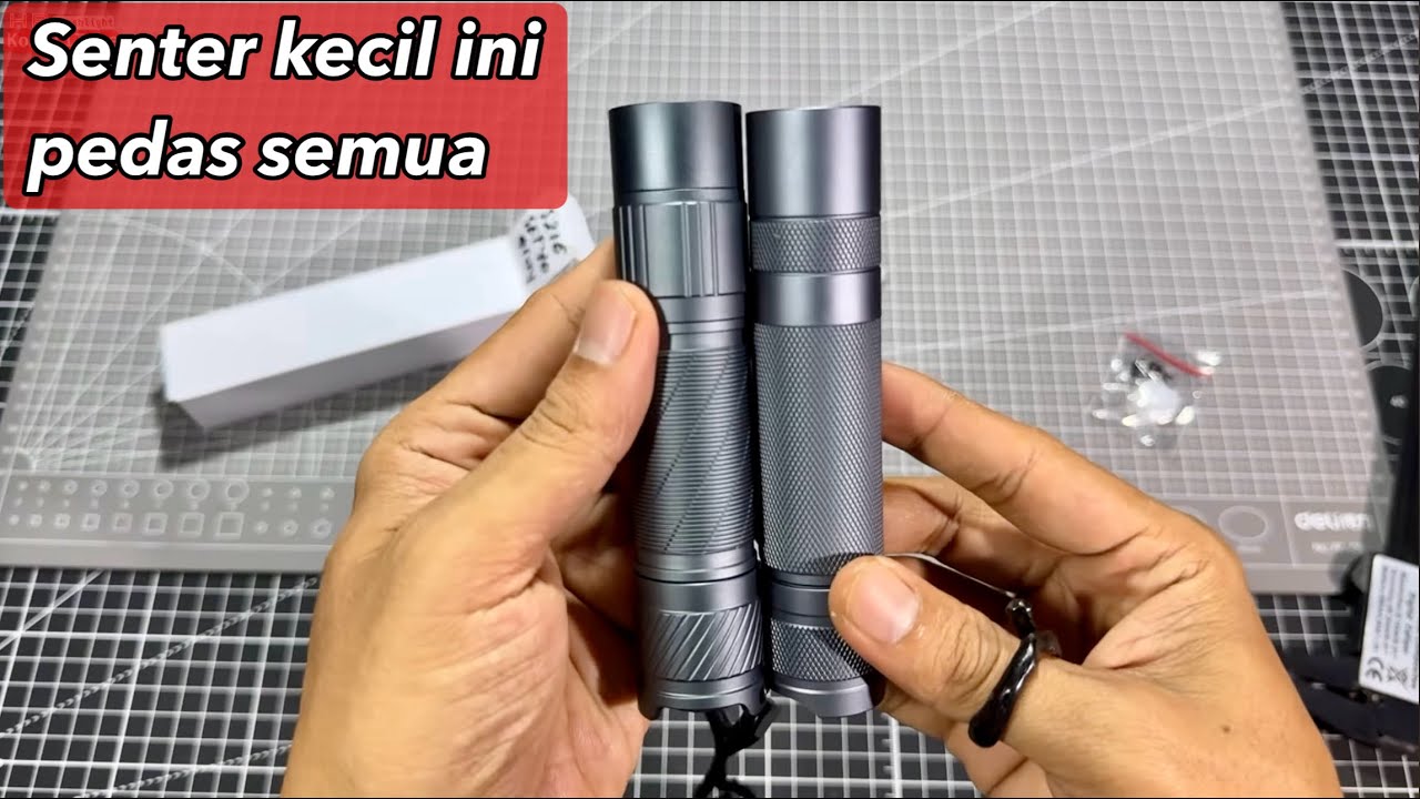 Senter kecil super sorot jauh Convoy S21G SFT40 8A vs S21A SST40 6A